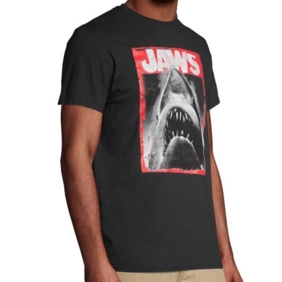 B2G1F! Jaws | White Shark Graphic Tee - Picture 1 of 8